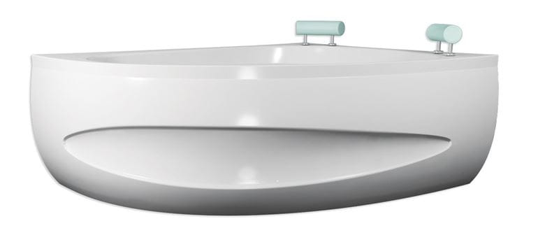 TEIKO SPINELL 180 P rohová vaňa 180x130 cm, pre 2 osoby, s nožičkami, akrylát V110180R04T02001 Obrázek - fotka