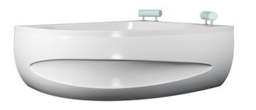 TEIKO SPINELL 180 P rohová vaňa 180x130 cm, pre 2 osoby, s nožičkami, akrylát V110180R04T02001 Obrázek - fotka