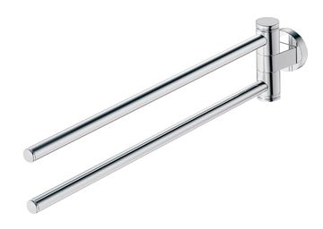 DURAVIT D-CODE držiak uteráka 447 mm, dvojramenný, otočný, chróm