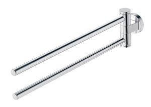 DURAVIT D-CODE držiak uteráka 447 mm, dvojramenný, otočný, chróm