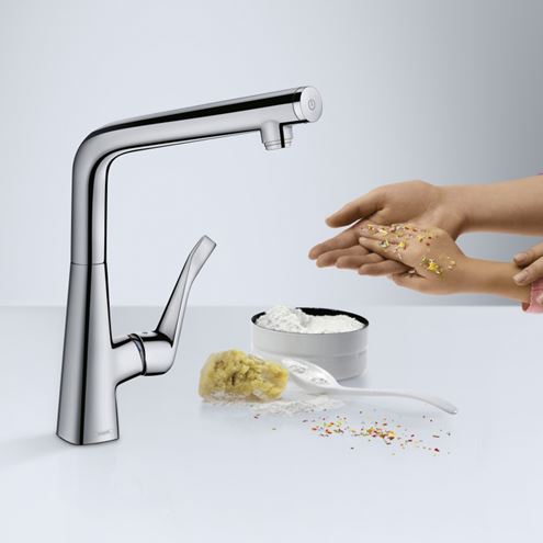 HANSGROHE METRIS SELECT M71 drezová batéria, chróm 14883000 Obrázek - fotka