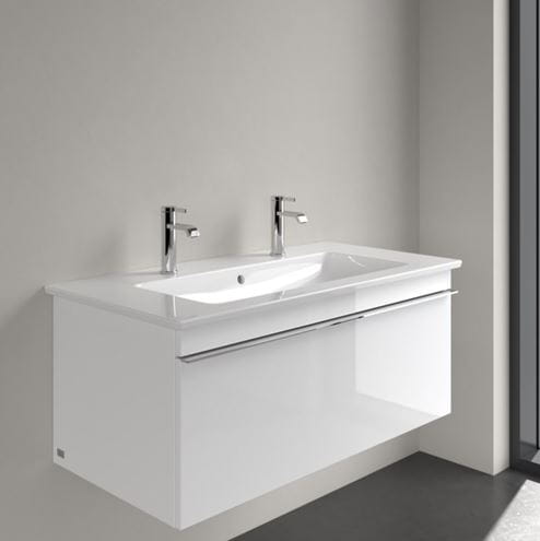 VILLEROY & BOCH VENTICELLO umývadlo 100 cm, s 2 otvormi pre batérie a prepadom, CeramicPlus 4104AKR1 Obrázek - fotka