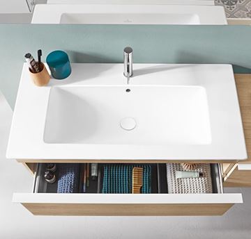 VILLEROY & BOCH VENTICELLO umývadlo 100 cm, s otvorom pre batériu a prepadom, CeramicPlus 4104ALR1 Obrázek - fotka