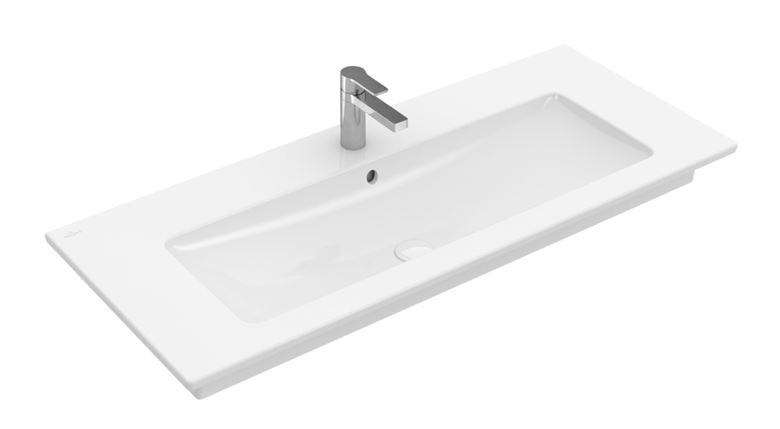 VILLEROY & BOCH VENTICELLO umývadlo 120 cm, s otvorom pre batériu a prepadom 4104CL01 Obrázek - fotka
