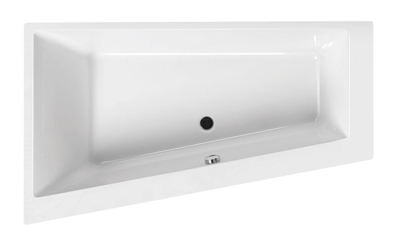 SANTECH EVO-S rohová vaňa 170x100 cm, bez nožičiek, akrylát SAEVO170L Obrázek - Hlavní obrázek