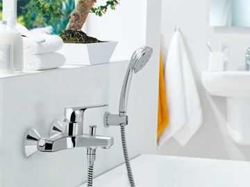 GROHE BAUFLOW vaňová nástenná batéria, s prepínačom, chróm 23601000 Obrázek - fotka