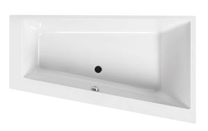 SANTECH EVO-S rohová vaňa 170x100 cm, bez nožičiek, akrylát