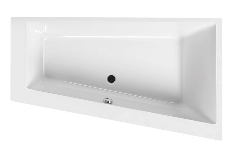 SANTECH EVO-S rohová vaňa 170x100 cm, bez nožičiek, akrylát SAEVO170P Obrázek - Hlavní obrázek