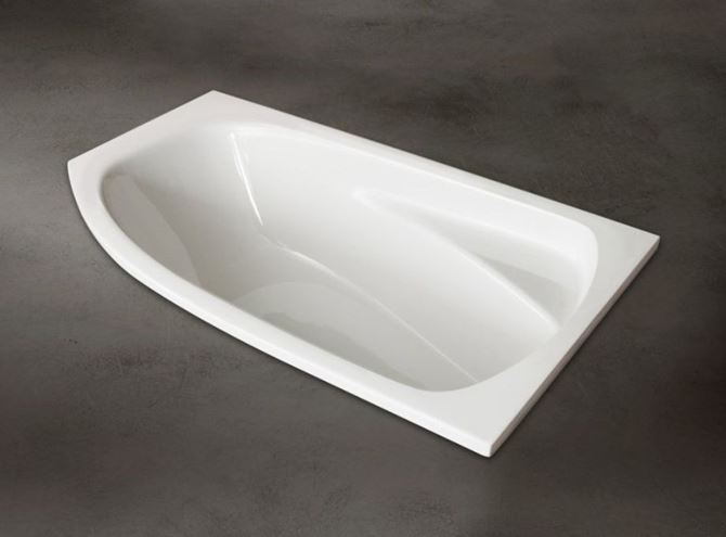 SANTECH FOX rohová vaňa 150x84,5 cm, bez nožičiek, akrylát SAFOX150P Obrázek - fotka