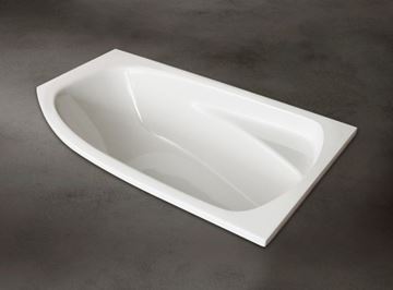 SANTECH FOX rohová vaňa 150x84,5 cm, bez nožičiek, akrylát SAFOX150P Obrázek - fotka