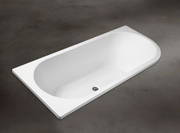 SANTECH GEMINI rohová vaňa 170x75 cm, pre 2 osoby, bez nožičiek, akrylát SAGEM170L Obrázek - fotka
