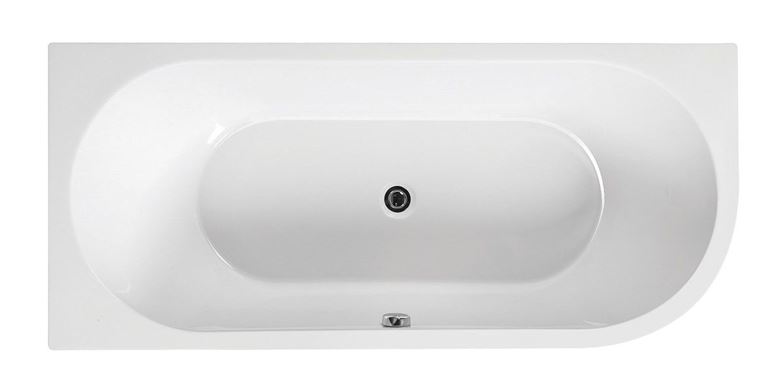 SANTECH GEMINI rohová vaňa 170x75 cm, pre 2 osoby, bez nožičiek, akrylát SAGEM170L Obrázek - Hlavní obrázek