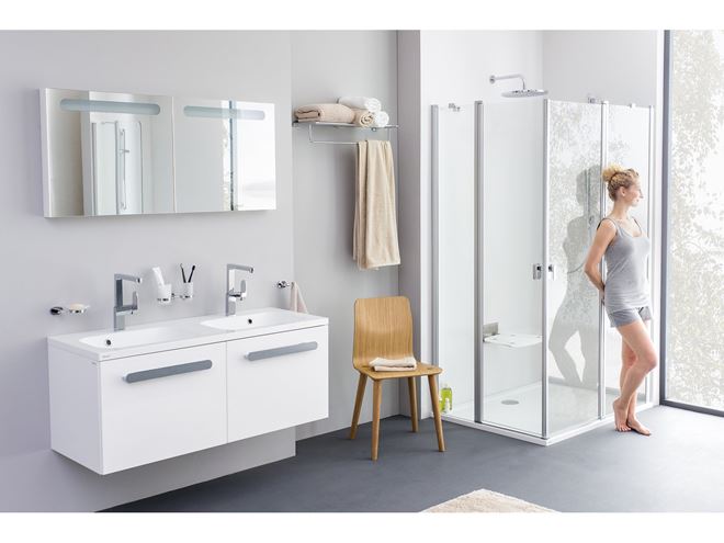 RAVAK CHROME CR 100.00 dvojháčik na uteráky, chróm X07P186 Obrázek - fotka