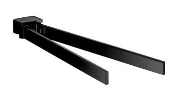 EMCO CONCEPT BLACK držiak uterákov 337 mm, dvojramenný, čierna