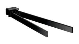 EMCO CONCEPT BLACK držiak uterákov 337 mm, dvojramenný, čierna