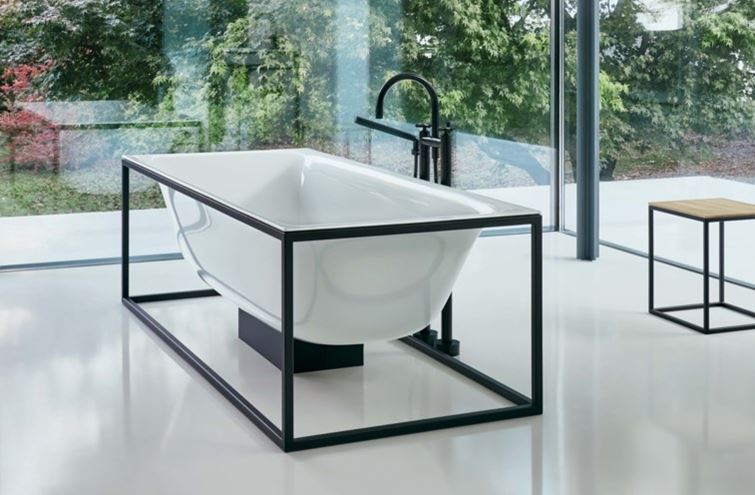 BETTELUX SHAPE voľne stojaca vaňa 180x80 cm, bez rámu, BetteGlaze, titánová oceľ 3452-000 Obrázek - fotka