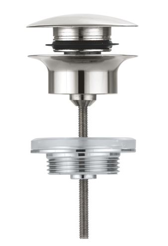GROHE umývadlový výpust, click-clack, s prepadom, supersteel 65807DC0 Obrázek - fotka