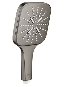 GROHE RAINSHOWER SMARTACTIVE 130 CUBE ručná sprcha 130x130 mm, 3 prúdy, Water Saving, brúsený hard graphite