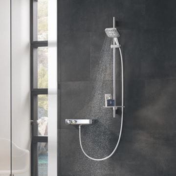 GROHE RAINSHOWER SMARTACTIVE 130 CUBE ručná sprcha 130x130 mm, 3 prúdy, chróm 26550000 Obrázek - fotka