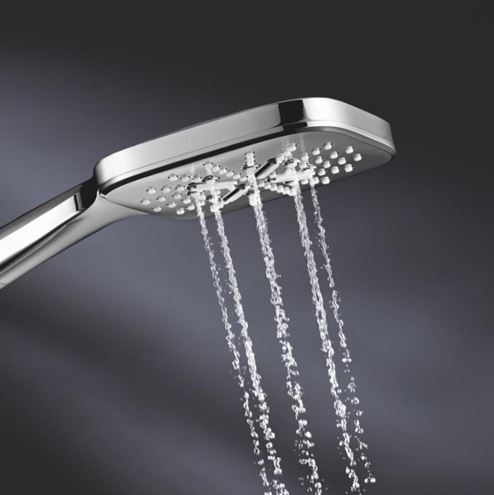 GROHE RAINSHOWER SMARTACTIVE 130 CUBE ručná sprcha 130x130 mm, 3 prúdy, chróm 26550000 Obrázek - fotka