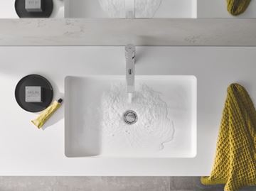 GROHE LINEARE umývadlová stojanková batéria, s odtokovou súpravou, Water Saving, chróm 32109001 Obrázek - fotka