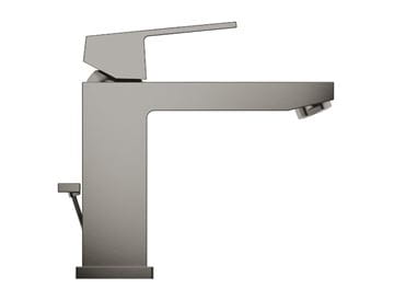 GROHE EUROCUBE umývadlová stojanková batéria, s odtokovou súpravou, kartáčovaný hard graphite 23445AL0 Obrázek - fotka