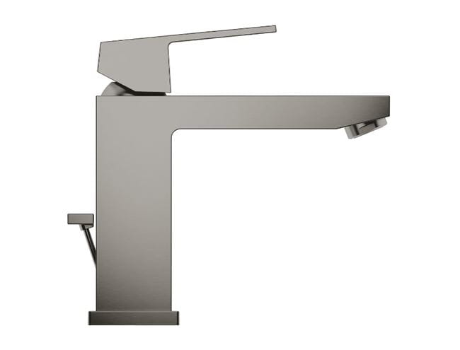 GROHE EUROCUBE umývadlová stojanková batéria, s odtokovou súpravou, kartáčovaný hard graphite 23445AL0 Obrázek - fotka