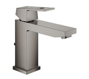 GROHE EUROCUBE umývadlová stojanková batéria, s odtokovou súpravou, kartáčovaný hard graphite