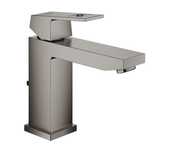 GROHE EUROCUBE umývadlová stojanková batéria, s odtokovou súpravou, kartáčovaný hard graphite 23445AL0 Obrázek - Hlavní obrázek