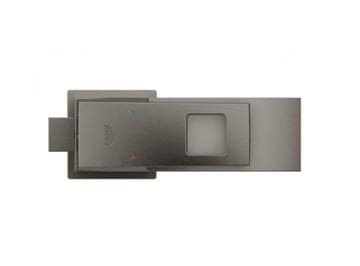 GROHE EUROCUBE umývadlová stojanková batéria, s odtokovou súpravou, kartáčovaný hard graphite 23445AL0 Obrázek - fotka