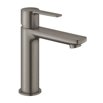 GROHE LINEARE umývadlová stojanková batéria, s odtokovou súpravou, kartáčovaný hard graphite