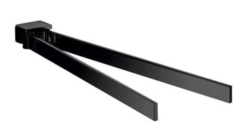 EMCO CONCEPT BLACK držiak uterákov 437 mm, dvojramenný, čierna