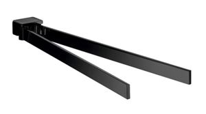 EMCO CONCEPT BLACK držiak uterákov 437 mm, dvojramenný, čierna
