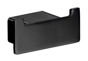 EMCO CONCEPT BLACK dvojháčik na uteráky, čierna