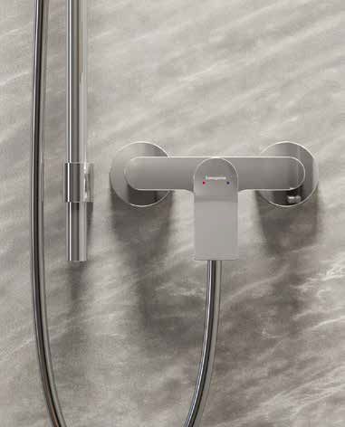 HANSGROHE ZEBRIS S sprchová nástenná batéria, matná čierna 72578670 Obrázek - fotka