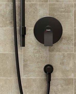 HANSGROHE ZEBRIS E sprchová podomietková batéria, matná čierna 72592670 Obrázek - fotka
