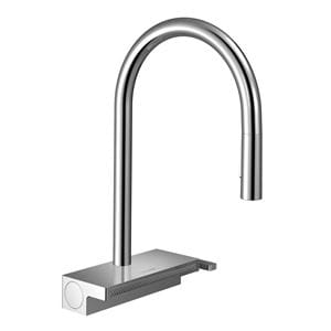 HANSGROHE AQUNO SELECT M81 drezová batéria, s vyťahovacou sprškou a plochým sprchovacím prúdom, chróm