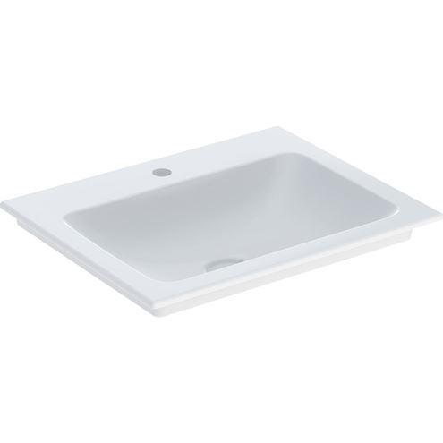 GEBERIT ONE umývadlo 60 cm, s otvorom pre batériu, bez prepadu, KeraTect 505.010.01.1 Obrázek - Hlavní obrázek