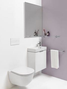 LAUFEN PRO S umývadielko 48 cm, s otvorom pre batériu vľavo a prepadom H8159554001041 Obrázek - fotka