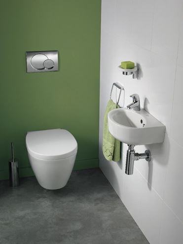 IDEAL STANDARD CONNECT ARC umývadielko 35 cm, s otvorom pre batériu vpravo a prepadom E791301 Obrázek - fotka