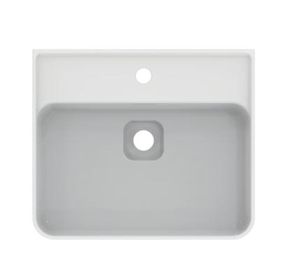 IDEAL STANDARD STRADA II umývadlo na dosku 50 cm, s otvorom pre batériu a prepadom, brúsené T364301 Obrázek - fotka