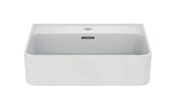 IDEAL STANDARD STRADA II umývadlo na dosku 50 cm, s otvorom pre batériu a prepadom, brúsené T364301 Obrázek - fotka