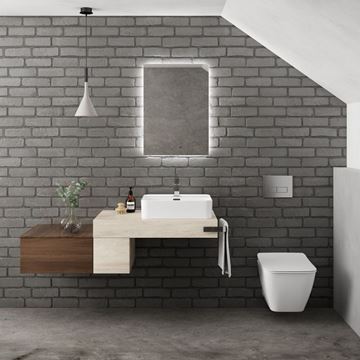 IDEAL STANDARD STRADA II umývadlo na dosku 50 cm, s otvorom pre batériu a prepadom T296601 Obrázek - fotka
