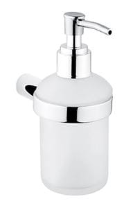 NIMCO BORMO dávkovač tekutého mydla 180 ml, nástenný, sklo, chróm