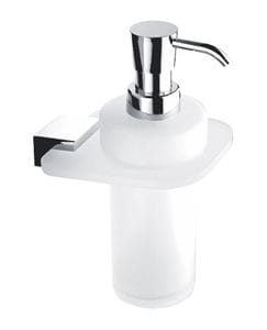 NIMCO KIBO dávkovač tekutého mydla 250 ml, nástenná, plexisklo, chróm
