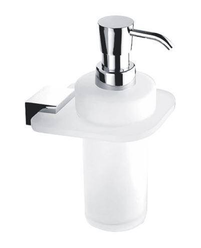 NIMCO KIBO dávkovač tekutého mydla 250 ml, nástenná, plexisklo, chróm KI X3-31W-26 Obrázek - Hlavní obrázek