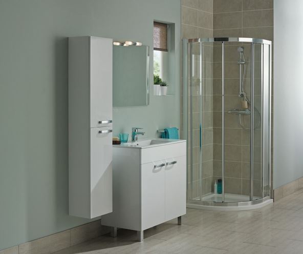 IDEAL STANDARD CONNECT TEMPO umývadlo 61 cm, s otvorom pre batériu a prepadom E066801 Obrázek - fotka