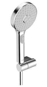 HANSA ACTIVEJET sprchová súprava 3-dielna, ručná sprcha pr. 120 mm, 3 prúdy, hadica, držiak, chróm/svetlo šedá