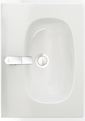 IDEAL STANDARD TESI umývadlo 62,5 cm, s otvorom pre batériu a prepadom T351001 Obrázek - fotka