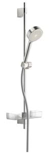 HANSA BASICJET sprchová súprava 4-dielna, ručná sprcha pr. 95 mm, tyč, hadica, mydelnička, chróm
